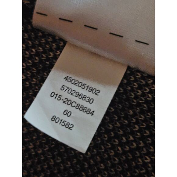 Chicos Black & Gold Chain Link 2 PC Open Sweater w/ Matching Tank Women's Large - Picture 10 of 11